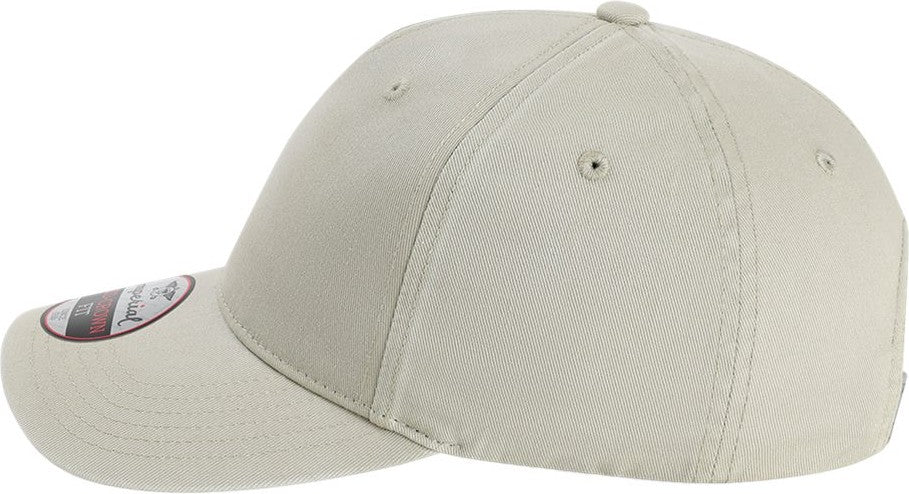 Left View of Stone Khaki The Gambit Cap - X240