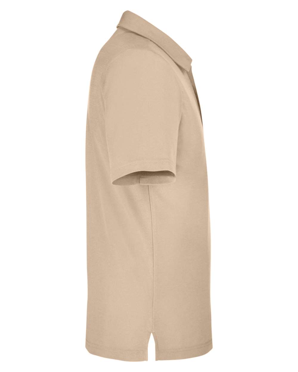 Left View of Stone Men's Fusion ChromaSoft™ Pique Polo - CE112