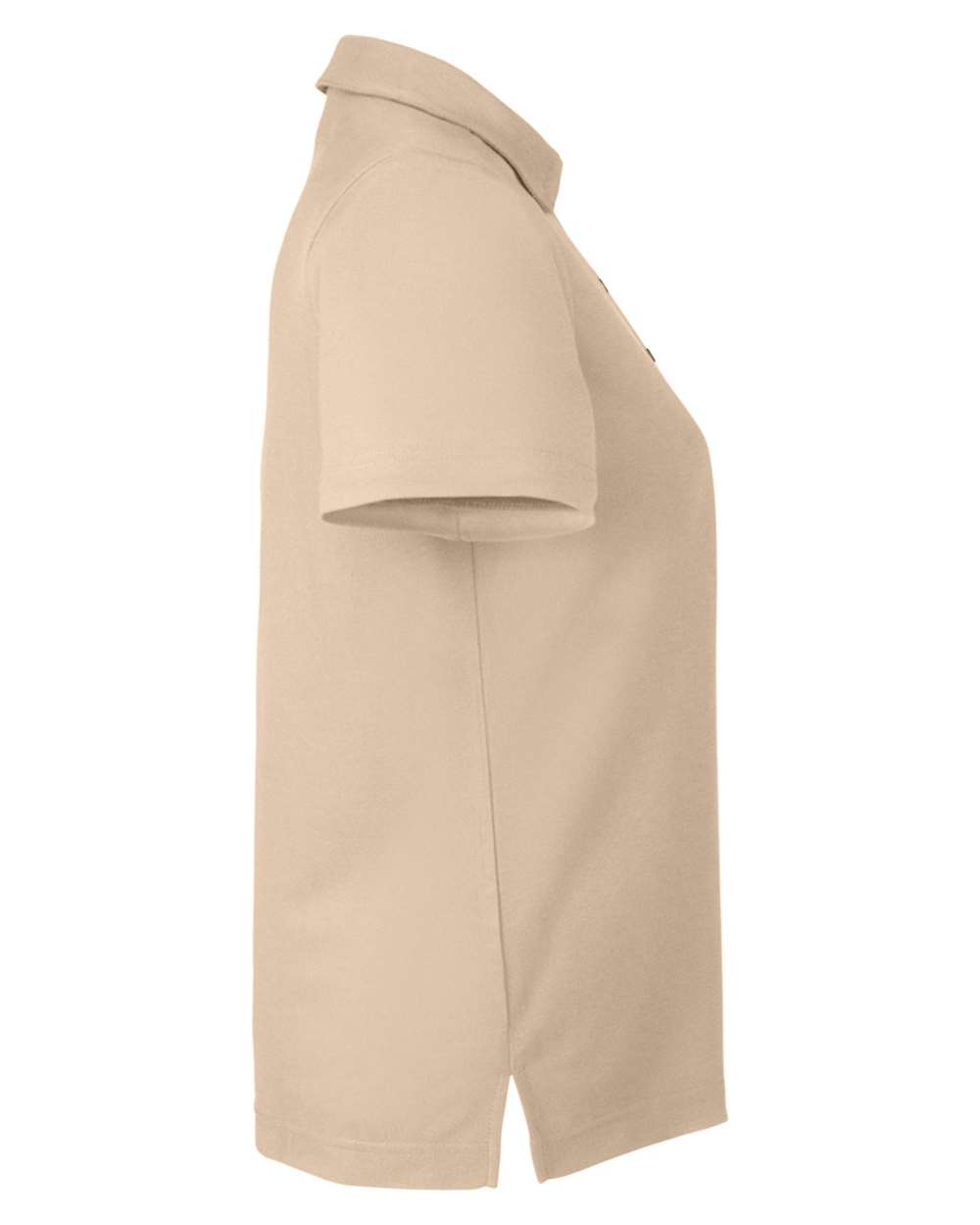 Left View of Stone Women&#39;s Fusion ChromaSoft™ Pique Polo - CE112W