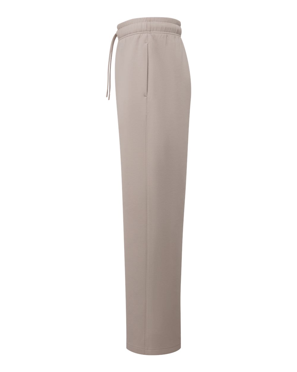 Left View of Stone Women's Luxe Wide Leg Pants - TD661 plain