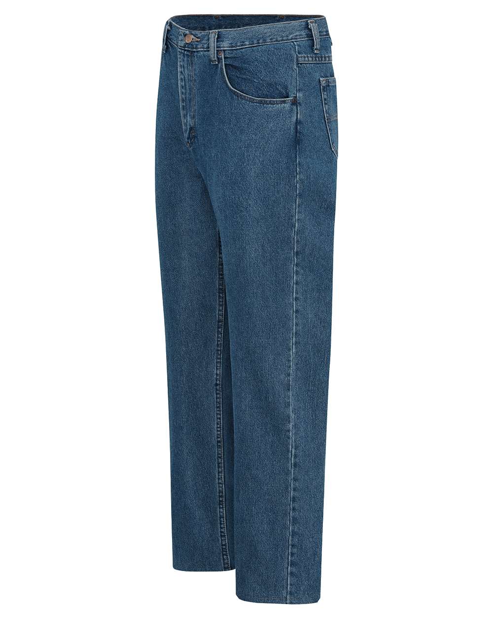 Left View of Stonewash - 30I Authentic Jeans - PD60