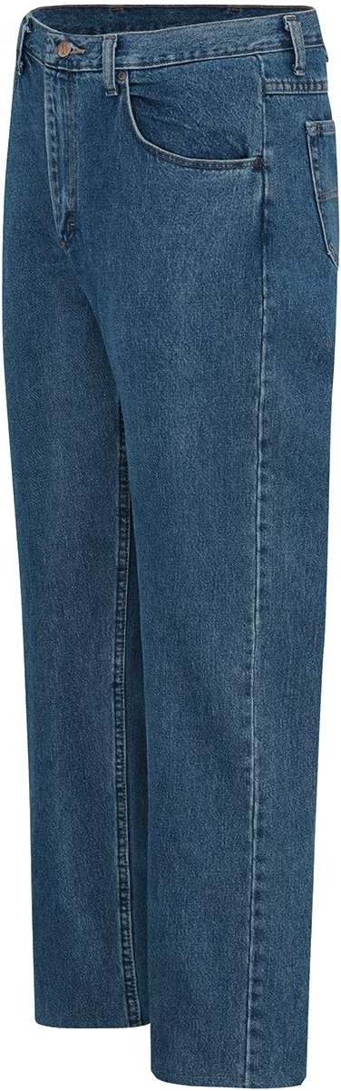 Left View of Stonewash - Unhemmed Relaxed Fit Jean Odd Waist Sizes - PD60ODD