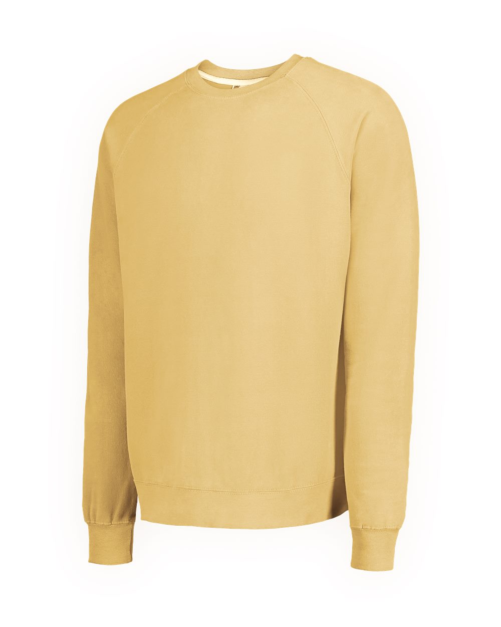 Left View of Sun Ray Vintage Fleece Raglan Crewneck Sweatshirt - 17116