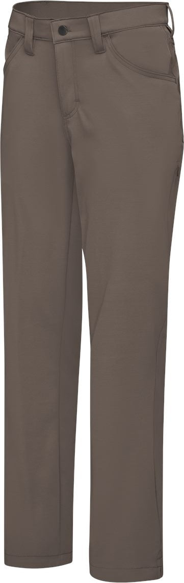 Left View of Taupe - 30I Women&#39;s Cooling Work Pants - TPW1