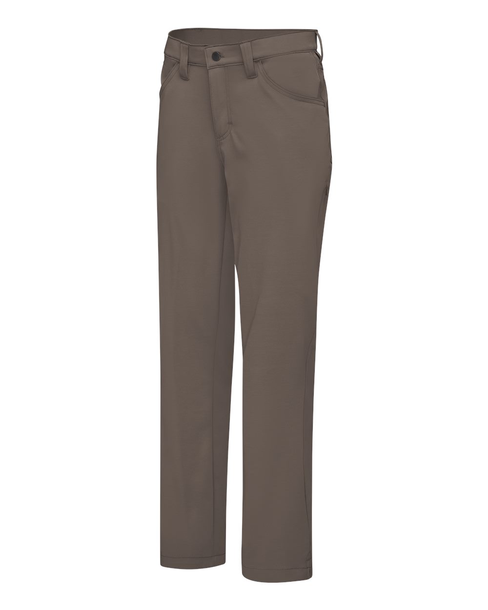 Left View of Taupe - 32I Women&#39;s Cooling Work Pants - TPW1