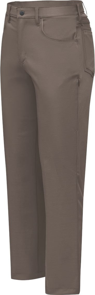 Left View of Taupe - 37 Unhemmed Cooling Work Pants - Extended Sizes - TPM2EXT