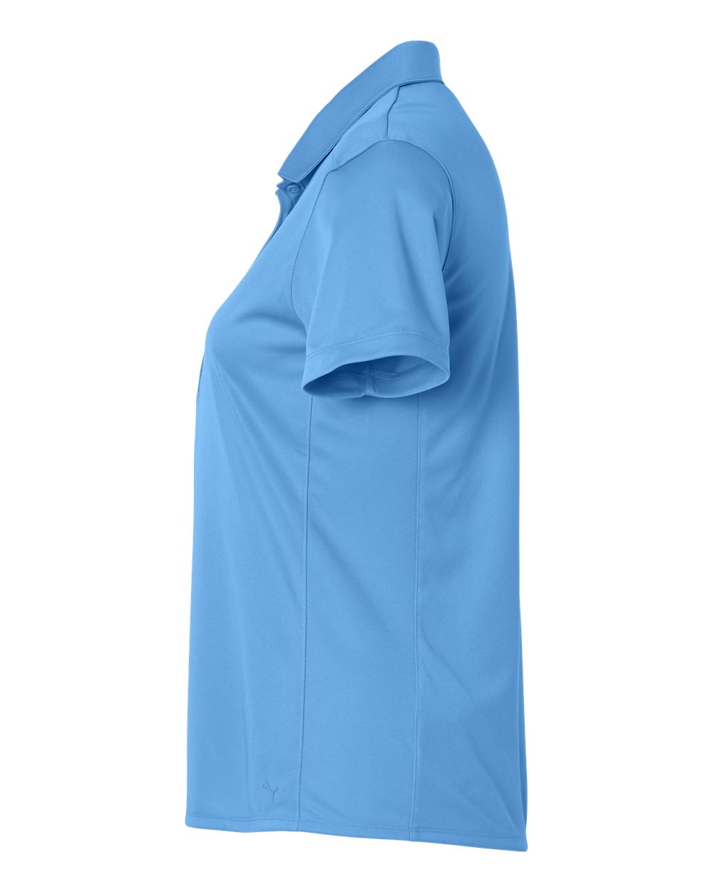 Left View of Team Light Blue Womens Pure 2.0 Polo - 629944 plain