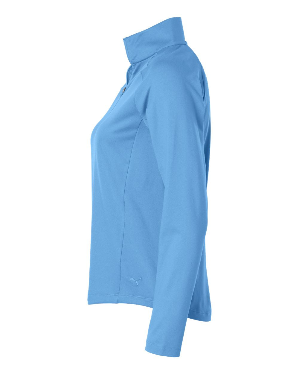 Left View of Team Light Blue Women's Pure 2.0 Quarter-Zip - 629449 plain