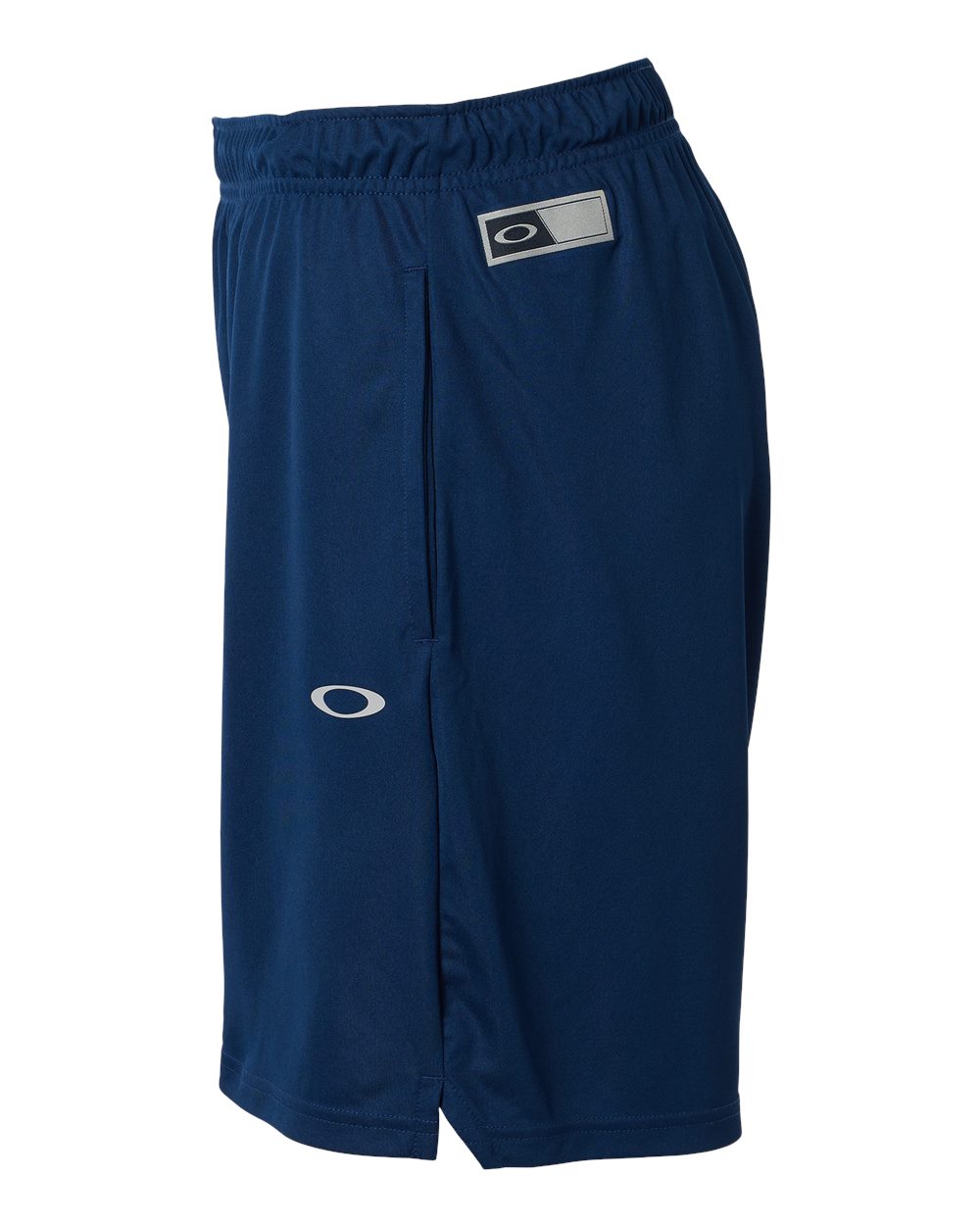 Left View of Team Navy Team Issue Hydrolix 7&quot; Shorts with Drawcord - FOA405933