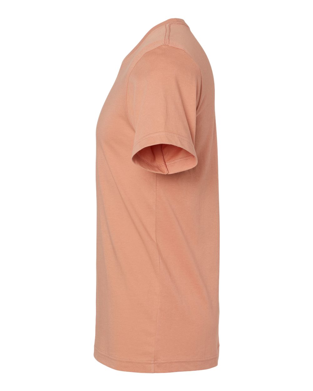 Left View of Terracotta Jersey Tee - 3001