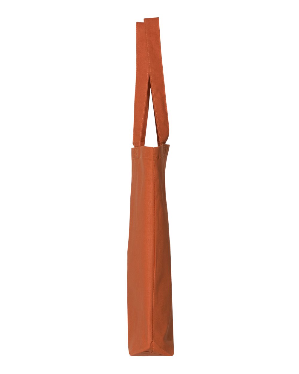Left View of Texas Orange 12L Economical Tote - QTBG
