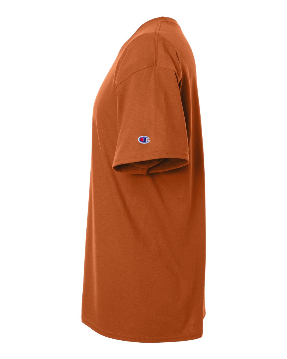 Left View of Texas Orange Unisex Jersey T-Shirt - CH1000
