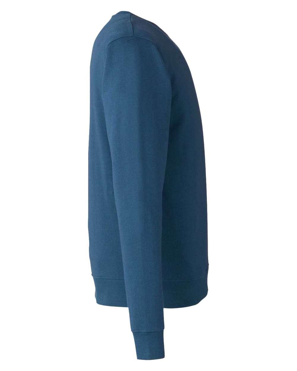 Rear View of Tidal Blue Reclaimist Crewneck Sweatshirt - EC5305