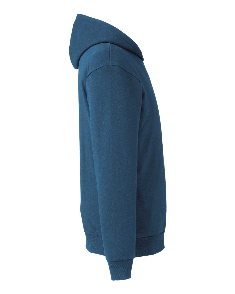 Rear View of Tidal Blue Reclaimist Hooded Sweatshirt - ec5300