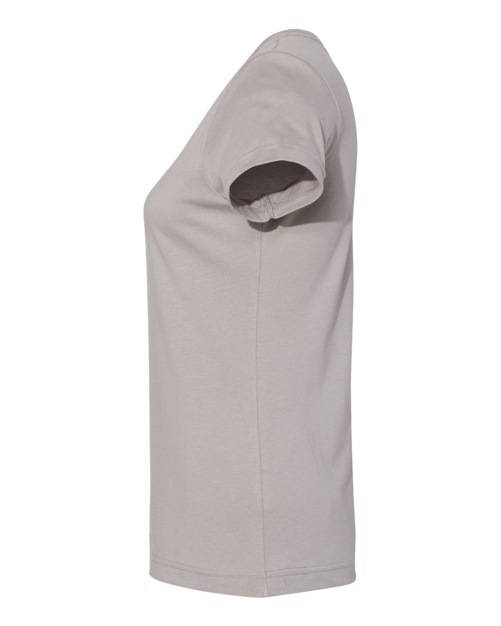 Left View of Titanium Women's Fine Jersey Tee - 3516