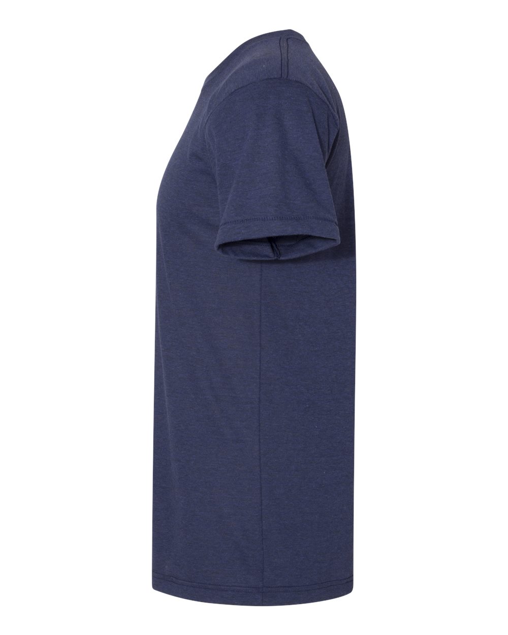 Left View of Tri-Indigo Triblend Track Tee - TR401