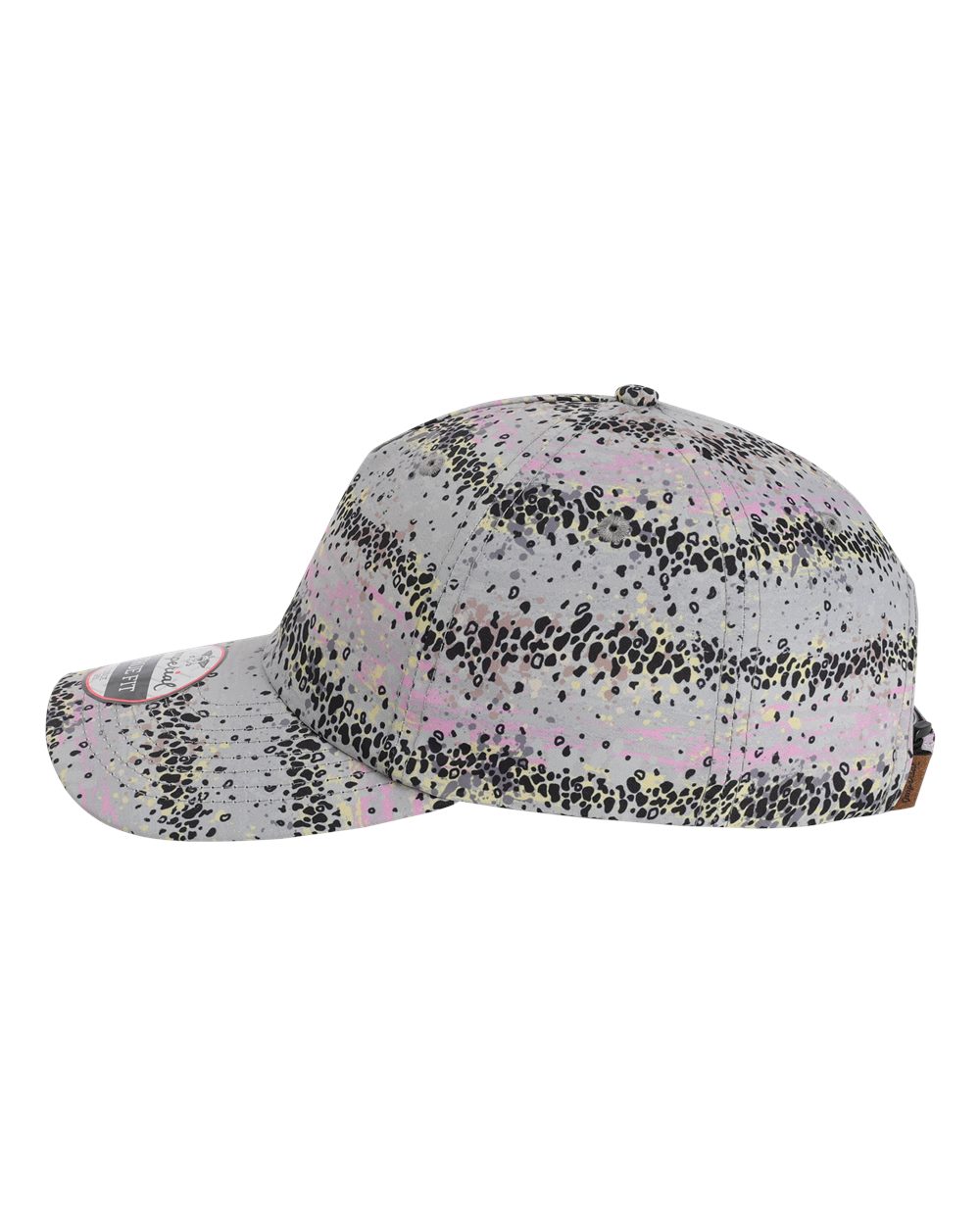 Left View of Trout Spots/ Grey The Easy Read Cap - 4072