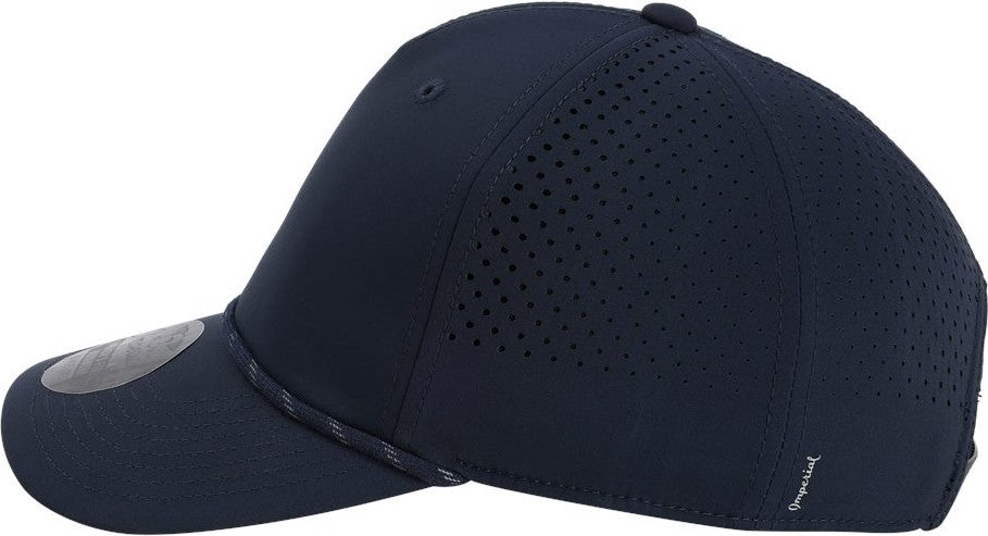 Left View of True Navy The Dyno Cap - S1505