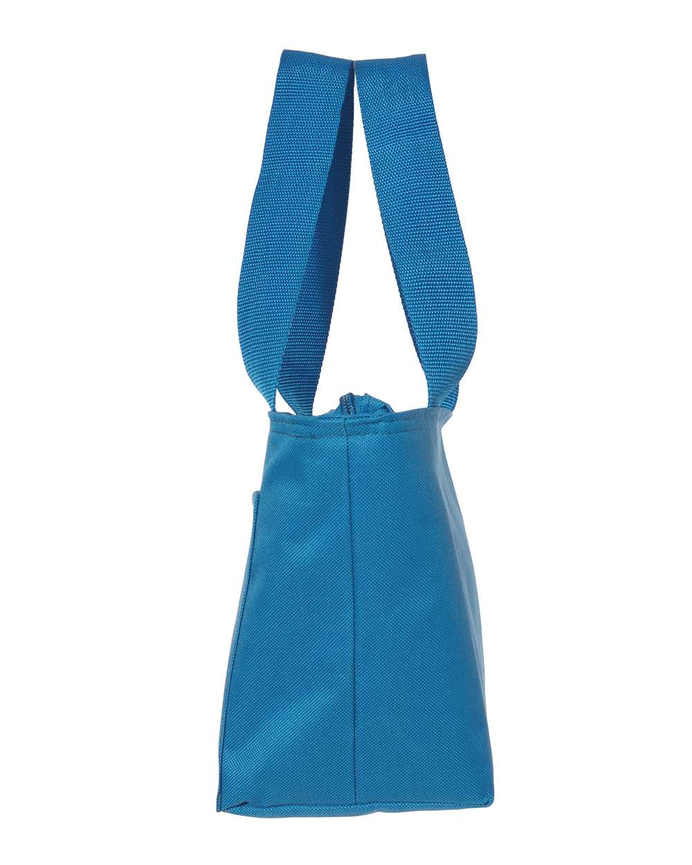 Left View of Turquoise Recycled Cooler Bag - 8808