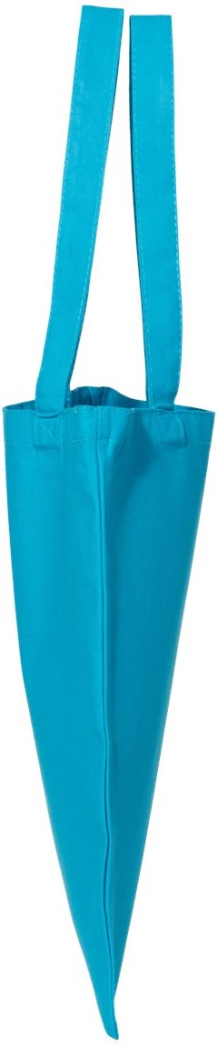 Left View of Turquoise Tote Bag - OAD113