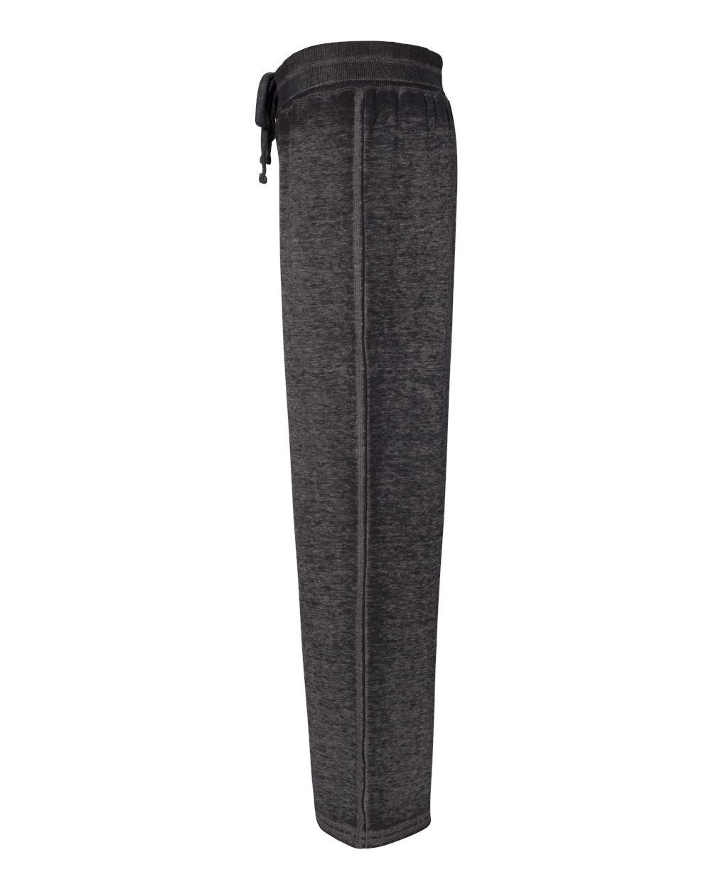 Left View of Twisted Black Women’s Vintage Zen Fleece Sweatpants - 8914