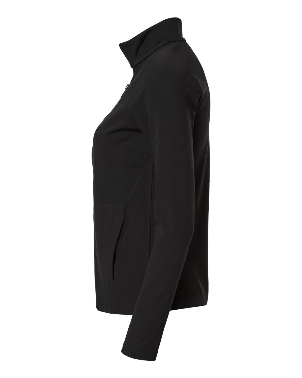Left View of Ultimate Black/ Castlerock Women's Motion Full-Zip Jacket - 6013776