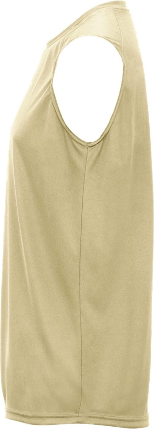 Left View of VEGAS GOLD B-CORE SLEEVELESS TEE