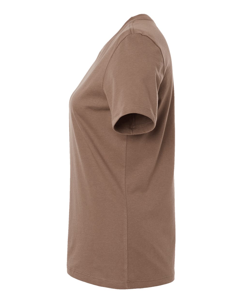 Left View of Vintage Brown Women’s Relaxed Jersey Tee - 6400