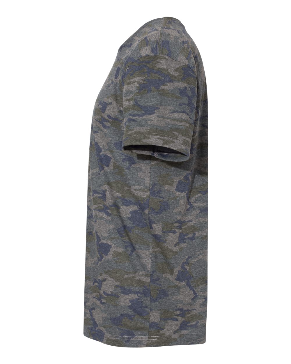 Left View of Vintage Camo Fine Jersey Tee - 6901