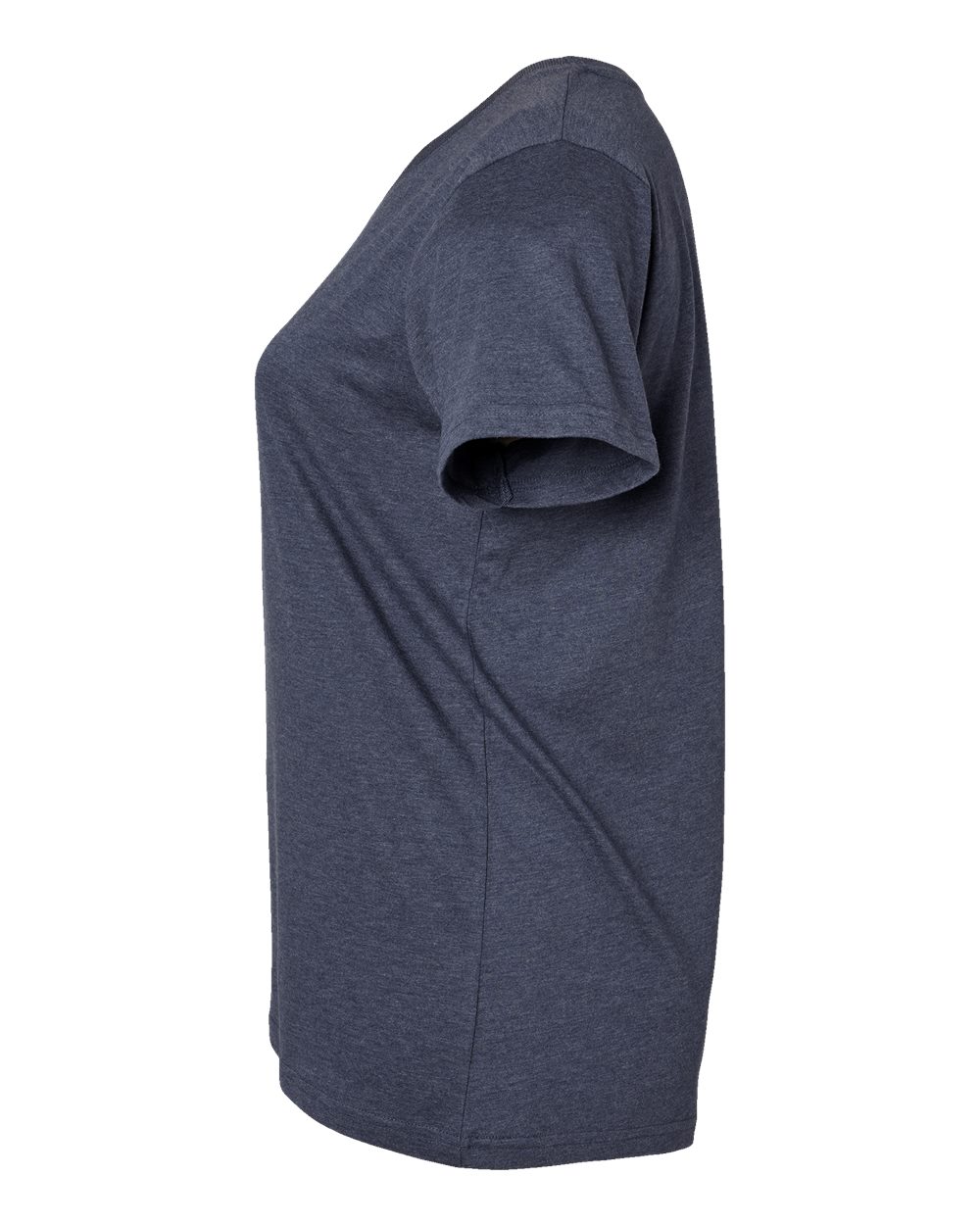 Left View of Vintage Denim Curvy Collection Women&#39;s Fine Jersey Tee - 3816
