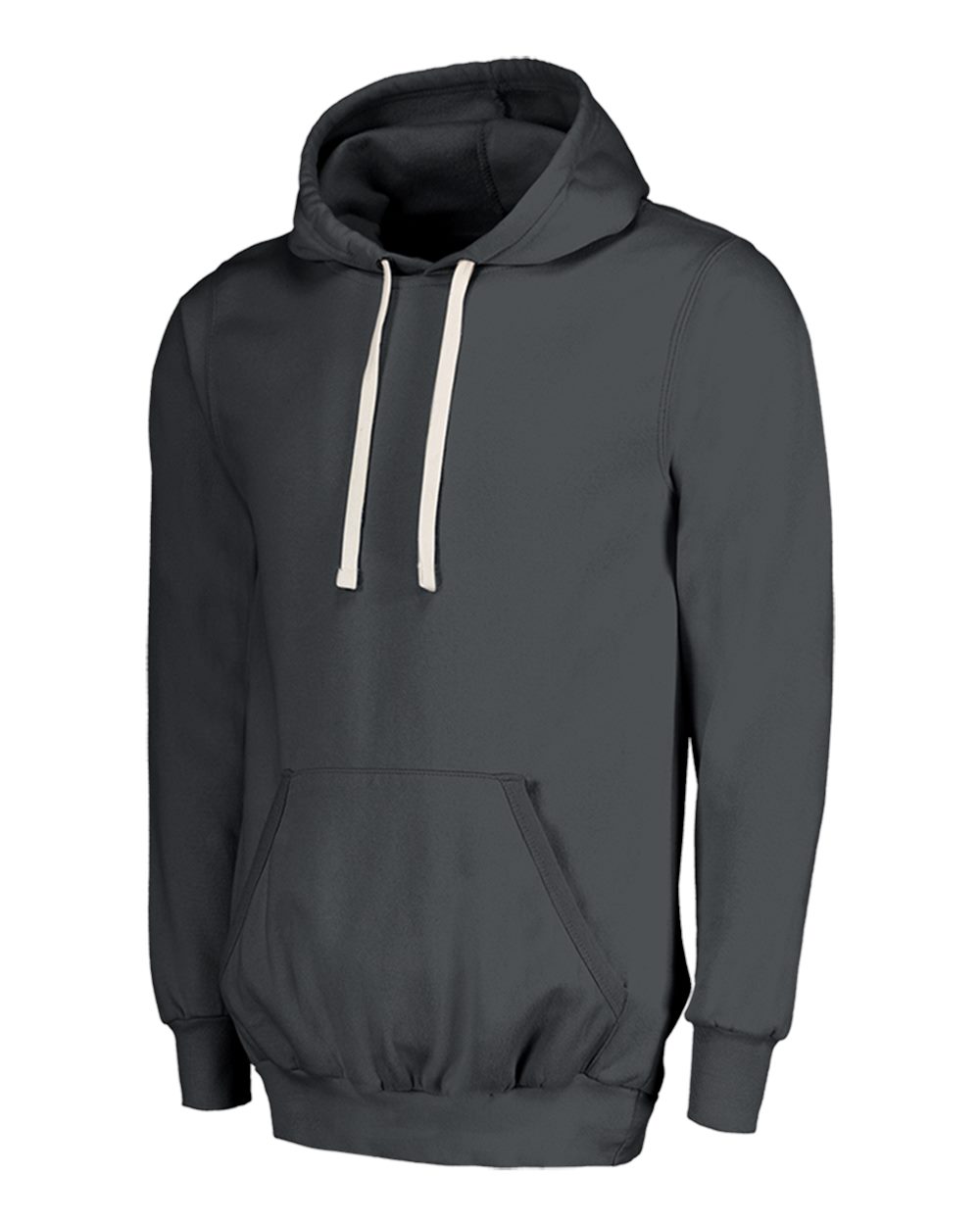 Left View of Vintage Granite Vintage Fleece Hooded Sweatshirt - 1478