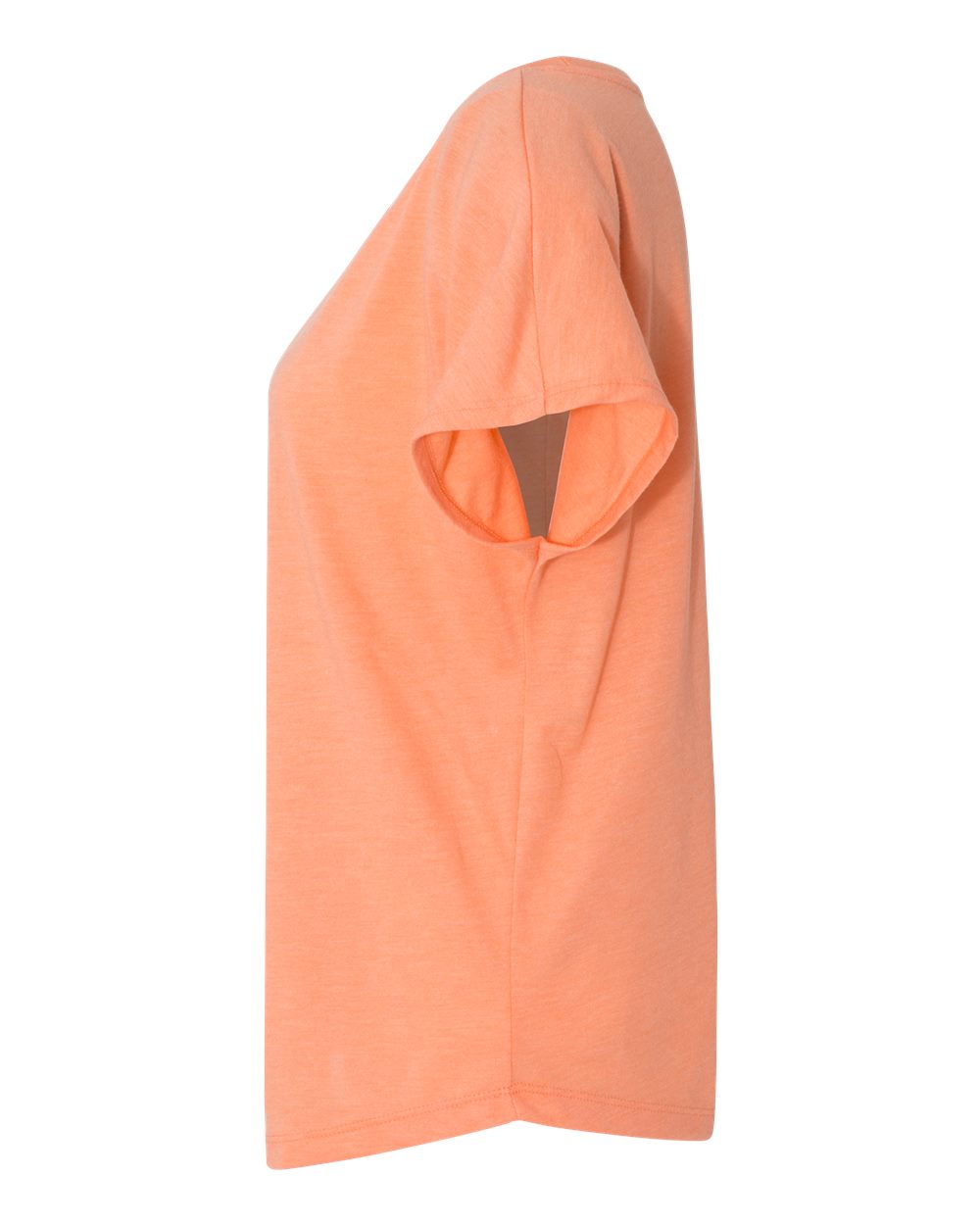 Left View of Vintage Light Orange Women’s Triblend Dolman T-Shirt - 6760