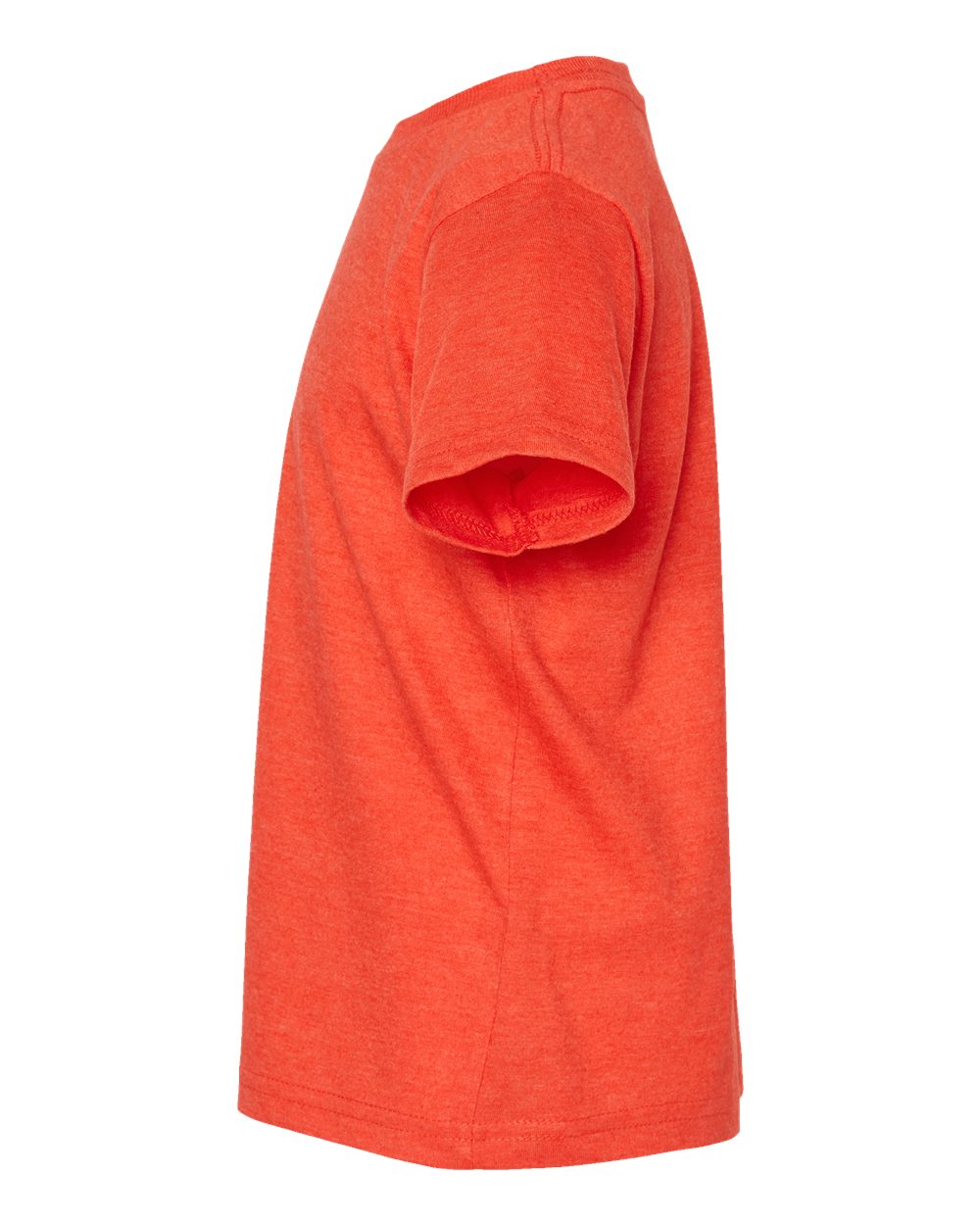 Left View of Vintage Orange Toddler Fine Jersey Tee - 3321