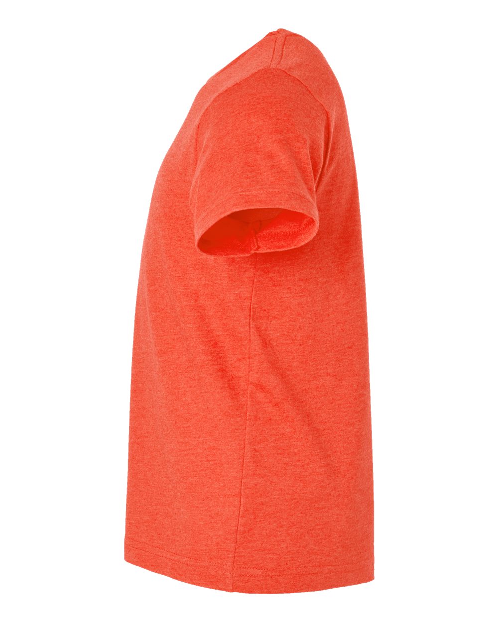 Left View of Vintage Orange Youth Fine Jersey Tee - 6101