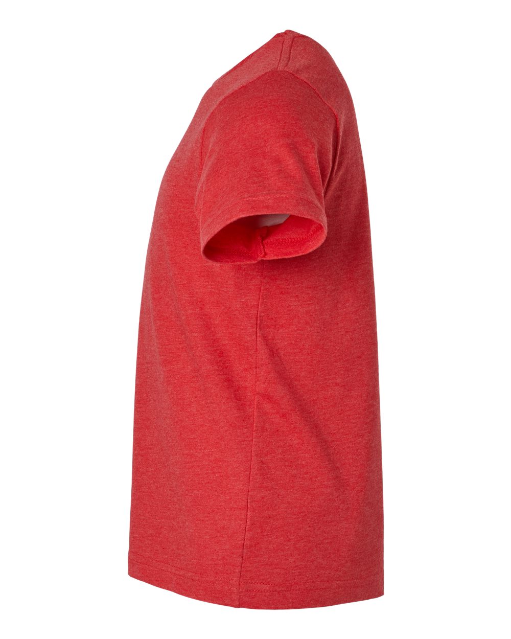 Left View of Vintage Red Youth Fine Jersey Tee - 6101