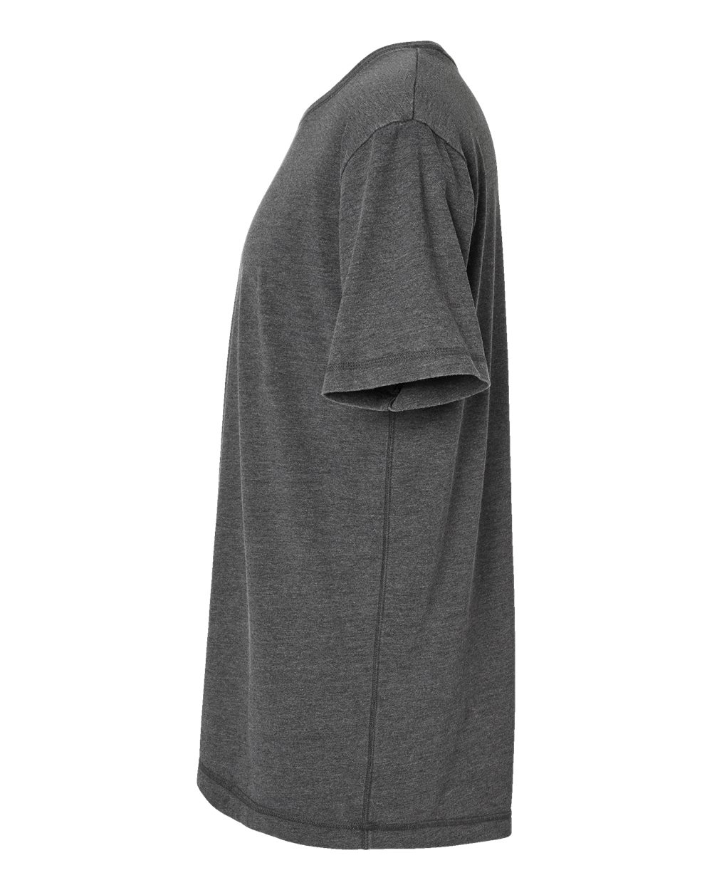 Left View of Washed Black Vintage Wash Tee - 6902