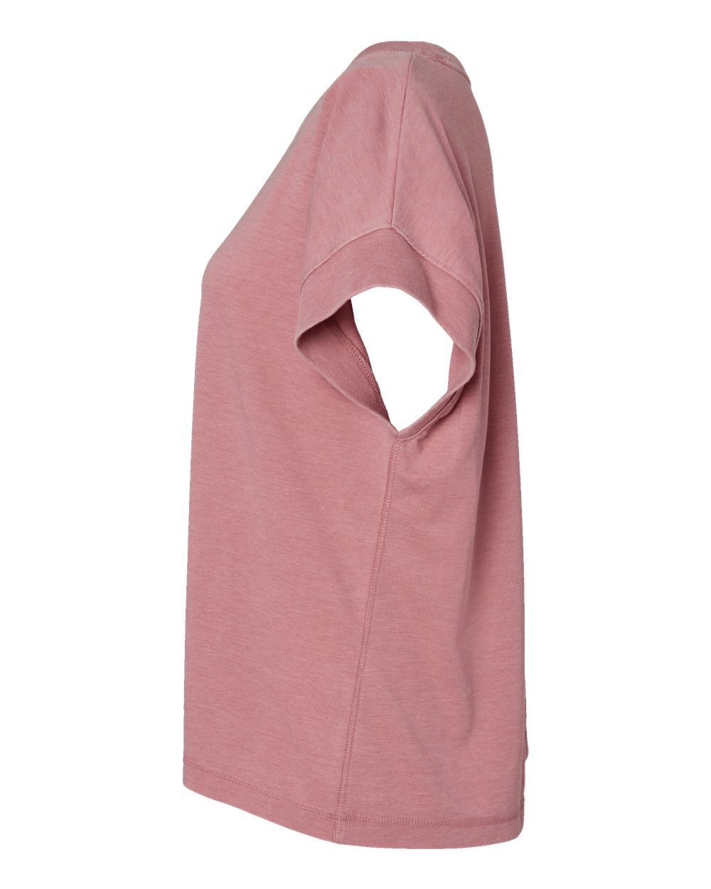 Left View of Washed Mauvelous Women&#39;s Relaxed Vintage Wash Tee - 3502