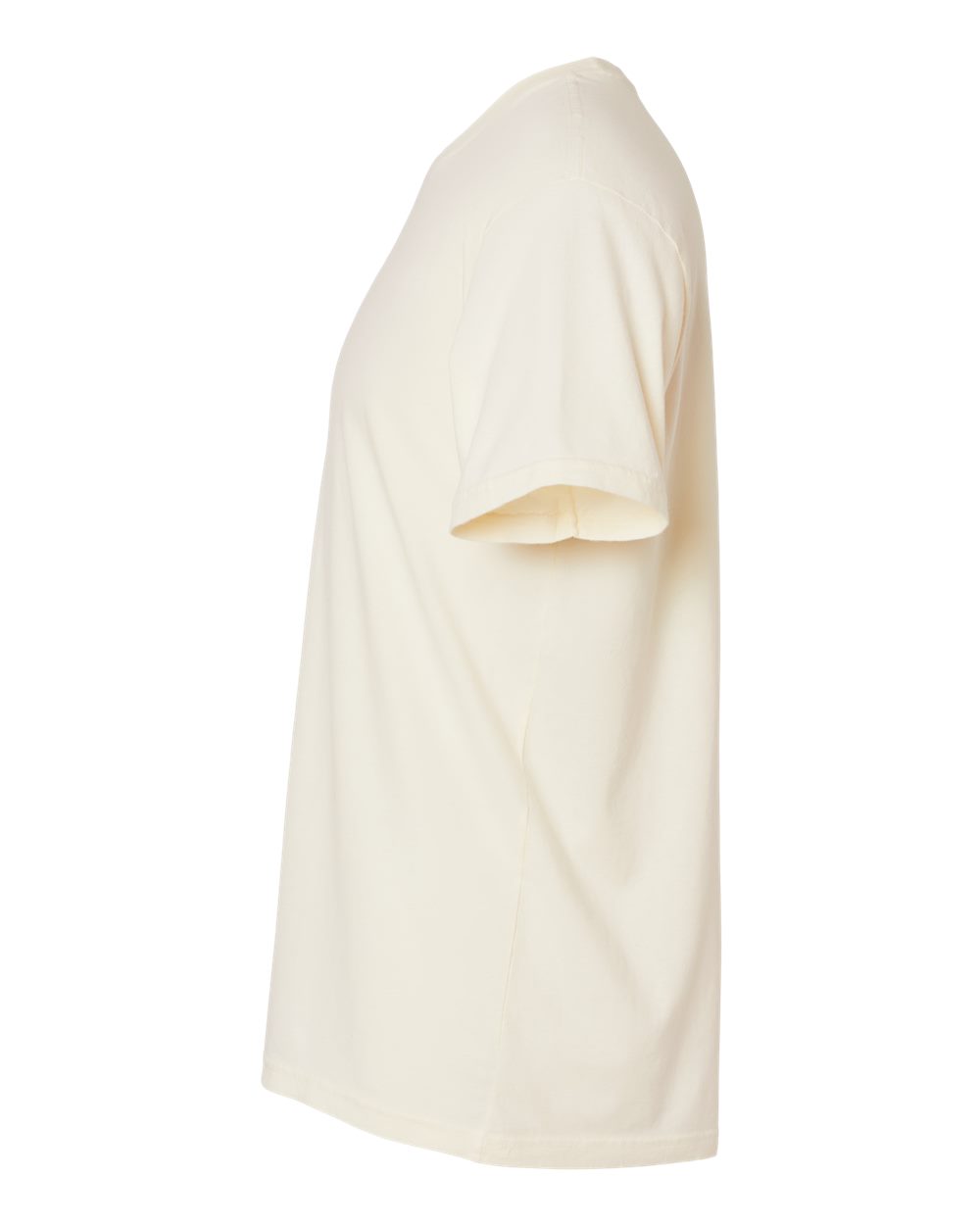 Left View of Washed Natural Soft Wash T-Shirt - 3600SW