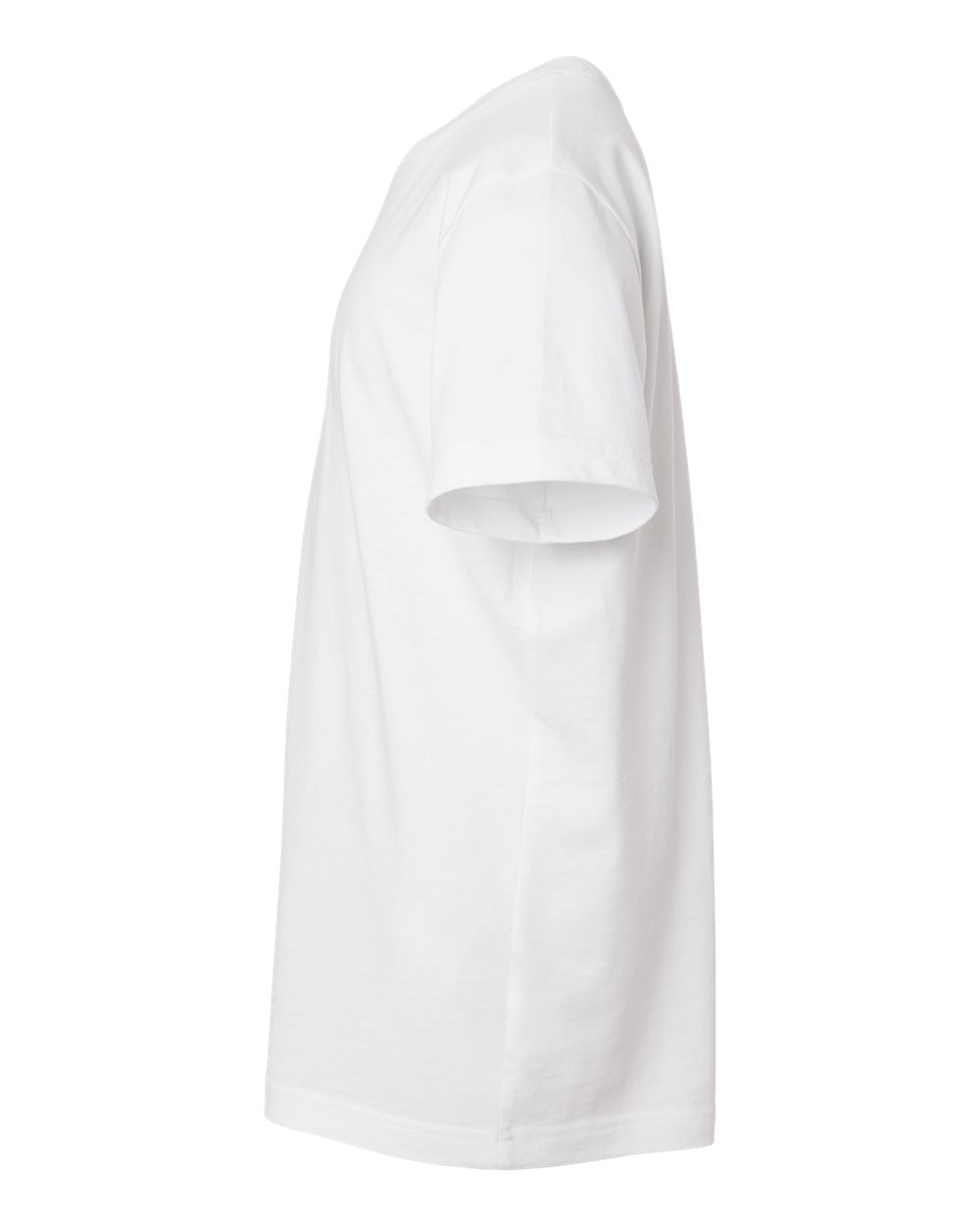 Left View of Washed White Youth Vintage Wash Tee - 6102 plain