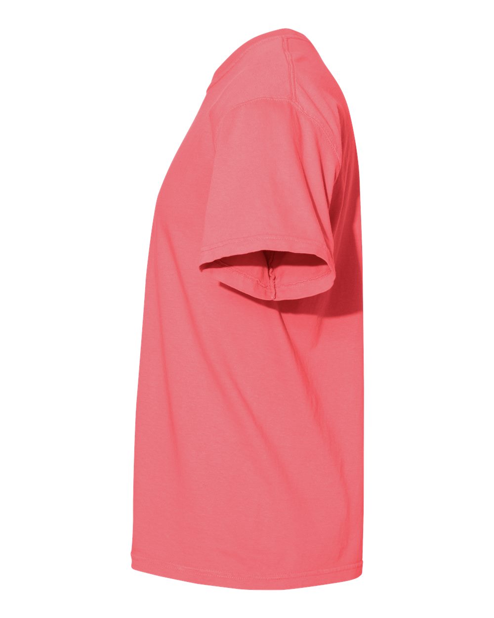 Left View of Watermelon Garment-Dyed Heavyweight T-Shirt - 1717