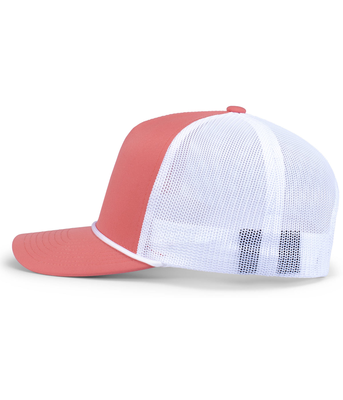 Left View of WATERMELON/WHITE WEEKENDER TRUCKER