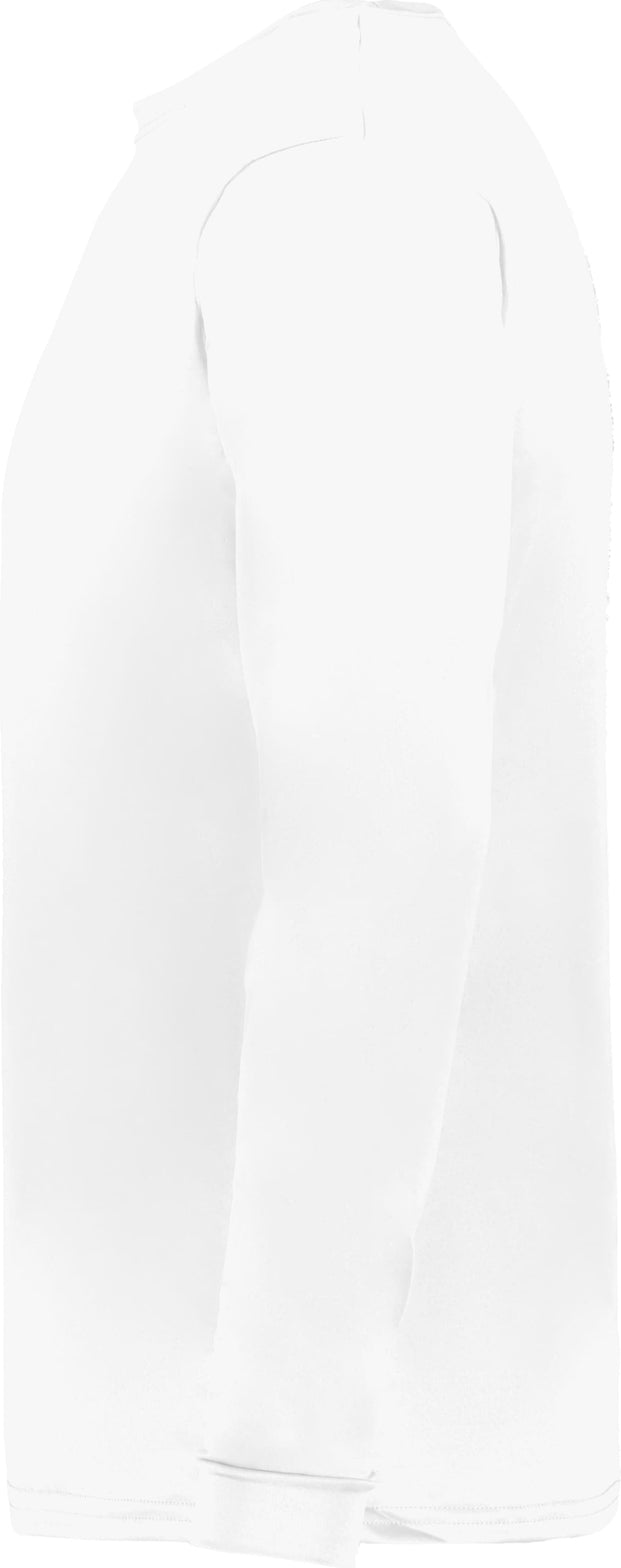 Left View of WHITE C2 L/S TEE