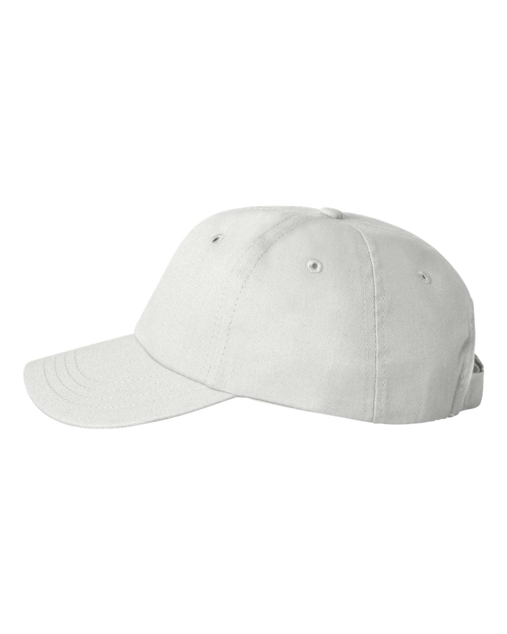 Left View of White Econ Cap - 6440