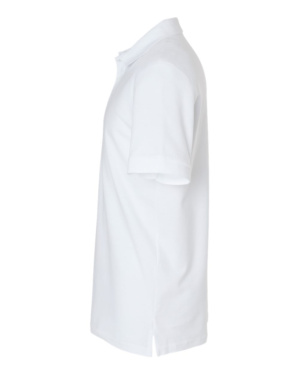 Left View of White Hammer™ Pique Polo - 85800