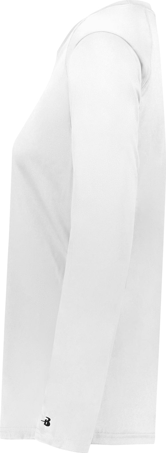 Left View of WHITE LADIES B-CORE L/S TEE