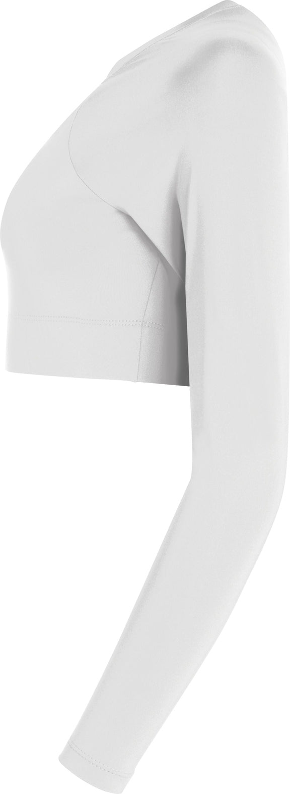 Left View of WHITE LADIES V-NECK LINER