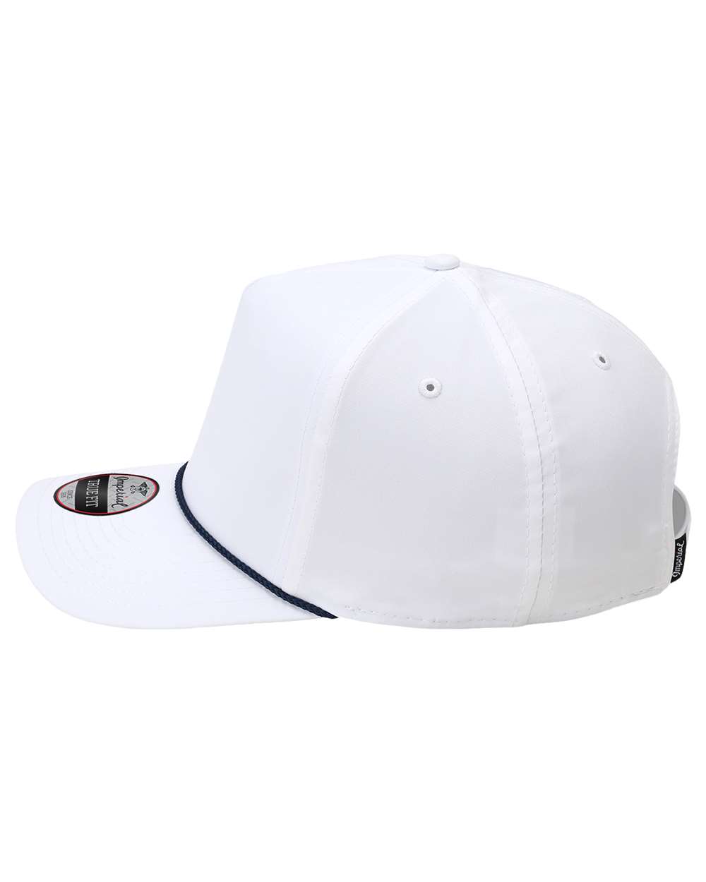 Left View of White/ Navy The Wrightson Cap - 5054