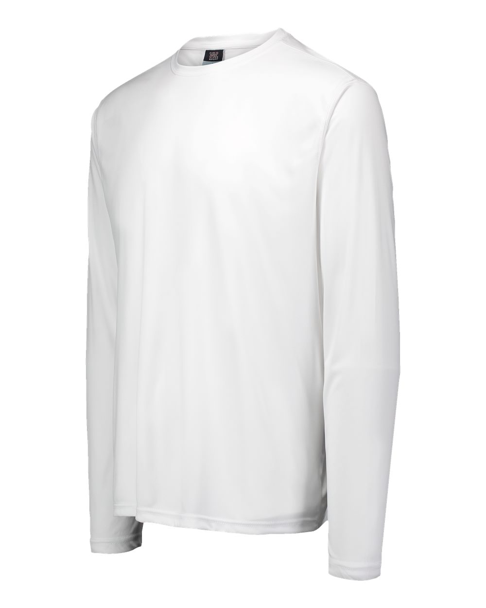 Left View of White Sunproof® Long Sleeve T-Shirt - 19456