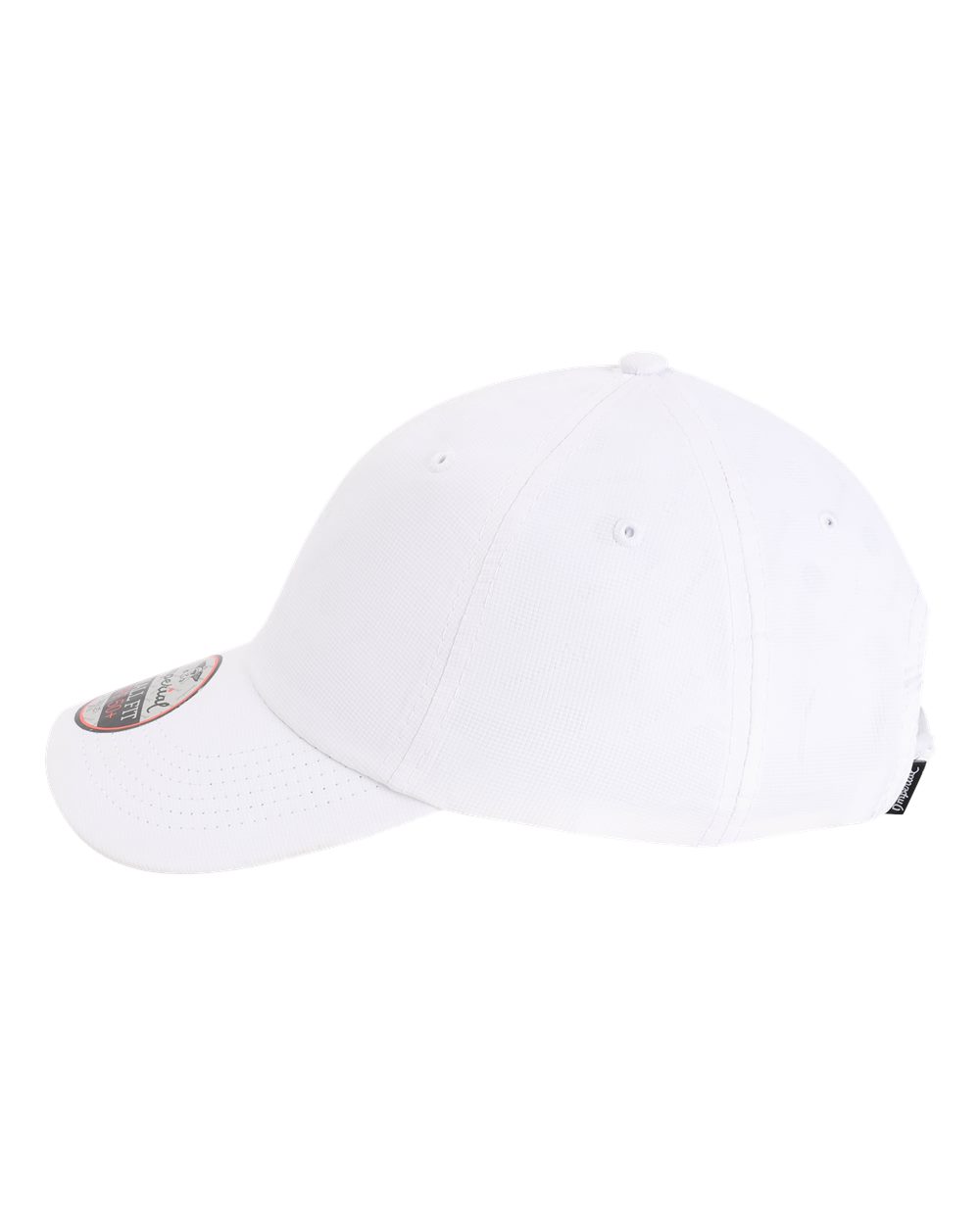 Left View of White The Original Small Fit Women&#39;s Performance Cap - L210P