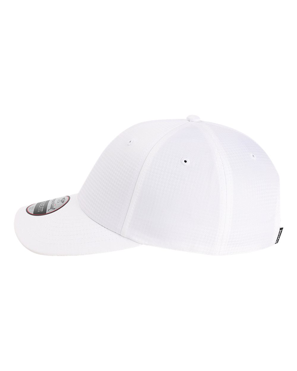 Left View of White The Sophisticate Cap - X210X